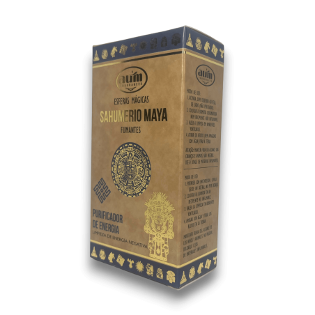Maya Defumation Bombs Purificator de energie AUM FRAGANCES - Sfere magice Sahumerio 8 bombe Curatarea energiilor negative