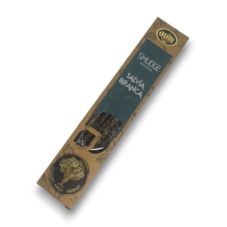 Incienso Orgánico Salvia Blanca AUM Fragrances Smudge Sticks - 25gr.