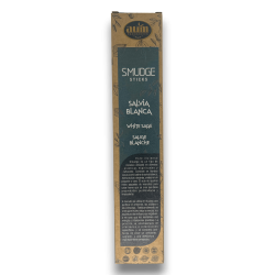 Ekologisk vit salvia rökelse AUM dofter Smudge Sticks - 25gr.