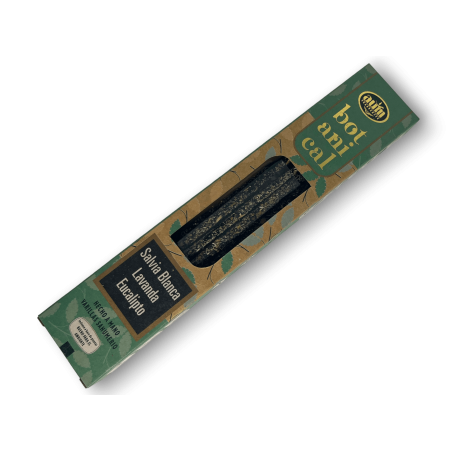 Incienso Orgánico Salvia Blanca, Lavanda y Eucalipto AUM Fragrances Botanical - 25gr.