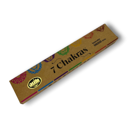 Bio-Weihrauch 7 Chakren AUM Düfte Räucherstäbchen - 25 g.