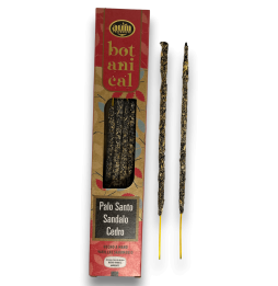 Organic Incense Palo Santo, Sandalwood and Cedar AUM Fragrances Botanical - 25g.