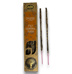 Organic 7X7 Incense Against Everything AUM Fragrances Smudge Sticks - 25gr.