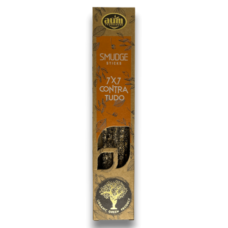 Encens Bio 7X7 Contre Tous les Parfums AUM Bâtonnets de Purification - 25gr.
