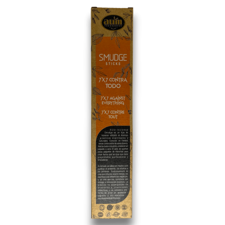 Tamaie Organic 7X7 Against Everything AUM Fragrances Smudge Sticks - 25gr.
