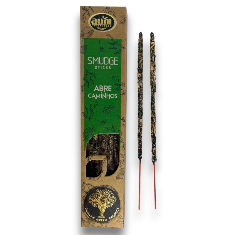 Biologische Wierook Open Weg AUM Fragances Smudge Sticks - 25gr.-Biologische wierook AUM-geuren-HOSTENATURA