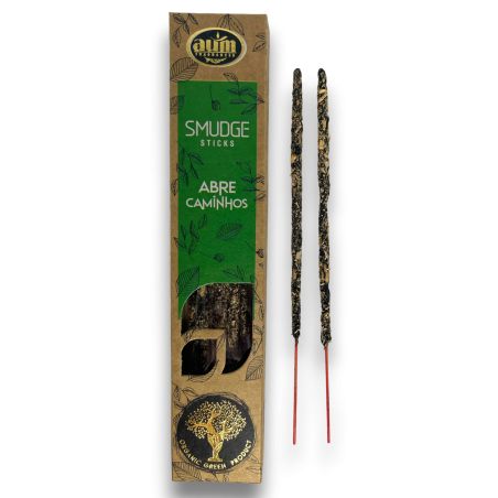Incienso Orgánico Abre Caminos AUM Fragrances Smudge Sticks - 25gr.