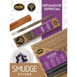 Biologische spirituele ontsmettingswierook AUM-geuren Smudge Sticks - 25gr.