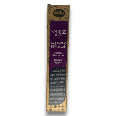 Tămâie Spirituală Organică AUM Parfumuri Smudge Sticks - 25gr.