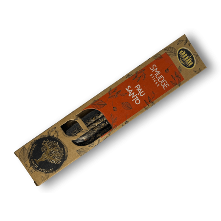 Incienso Orgánico Palo Santo AUM Fragrances Smudge Sticks - 25gr.