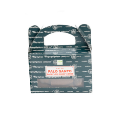 SATYA Palo Santo Reflux Cones - Blackflow Dhoop Cones - Låda med 24 kottar