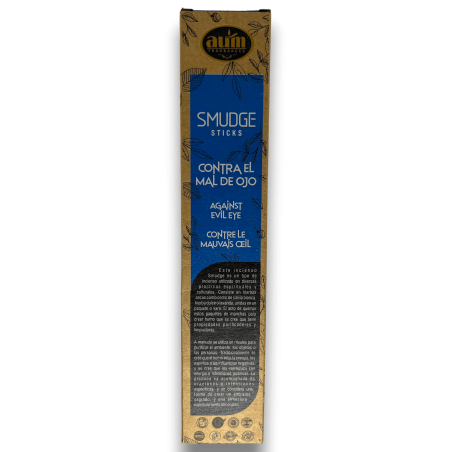 Incienso Orgánico Contra el Mal de Ojo AUM Fragrances Smudge Sticks - 25gr.