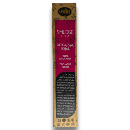 Incienso Orgánico Descarga Total AUM Fragrances Smudge Sticks - 25gr.