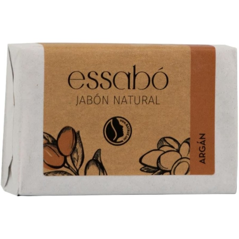 ESSABO Arganolie Natuurzeep - 100gr - Rijpe en normale huid - Natuurlijke cosmetica-ESSABO-ZEPEN-HOSTENATURA