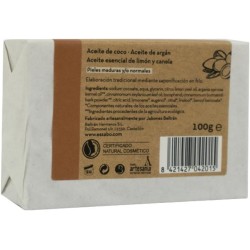 Jabón Natural de Aceite de Argán ESSABO - 100gr - Para pieles maduras y normales - Cosmético Natural