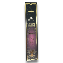 Incenso Cuarzo Rosa AROMA Smudge Kit Incenso Crystal - Barras de incenso con minerais - 1 caixiña de 20gr.