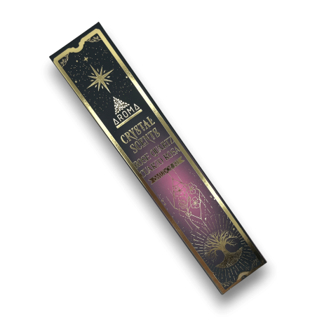 Tamaie Rose Quartz Kit de tamaie AROMA Smudge Crystal - Batoane de tamaie cu minerale - 1 cutie de 20gr.