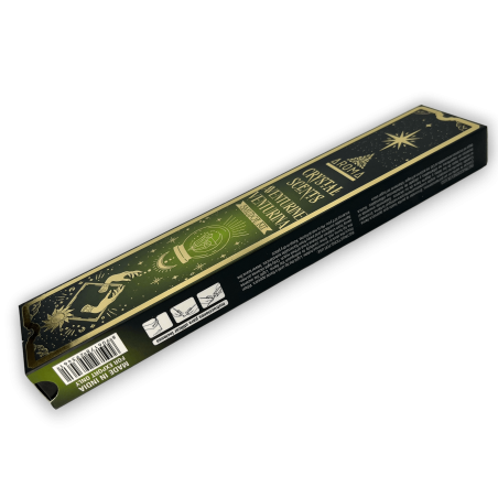 Incienso Aventurina AROMA Smudge Kit Incienso Crystal Aventurine - Barritas de incienso con minerales - 1 cajita de 20gr.
