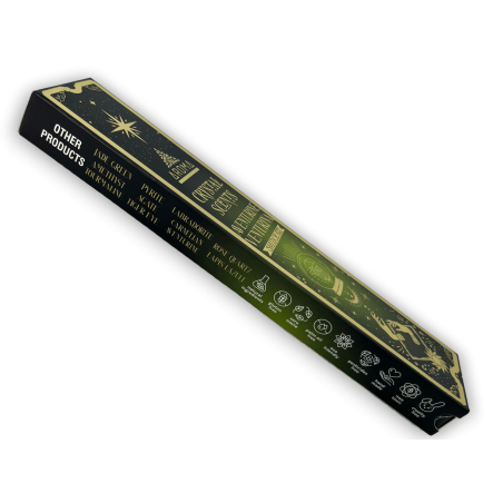 أفينتورين البخور AROMA لطخة البخور كيت كريستال أفينتورين - البخور العصي مع المعادن - 1 مربع من 20gr.