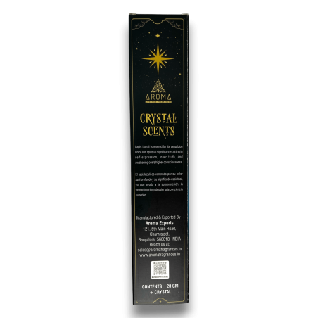 Incenso al lapislazzuli AROMA Smudge Kit incenso al lapislazzuli - Bastoncini di incenso con minerali - 1 scatola da 20gr.