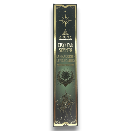 Incenso Labradorite AROMA Smudge Kit Incenso Labradorite - Bastoncini di incenso con minerali - 1 scatola da 20gr.