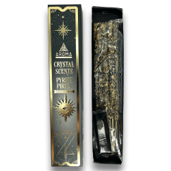 Incense Pyrite AROMA Smudge Pyrite Incense Kit - Incense sticks with minerals - 1 box of 20gr.