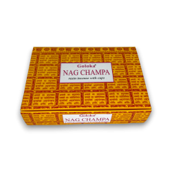 Copas de resina de Nag Champa Goloka - 6 copas de incenso de resina.