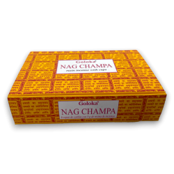 Copas de resina de Nag Champa Goloka - 6 copas de incenso de resina.