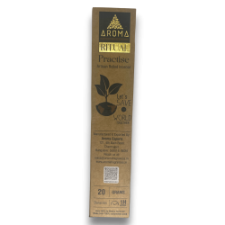 Incienso Ritual Práctico AROMA Ritual Practise - メッセージ入りの20グラム入りボックス