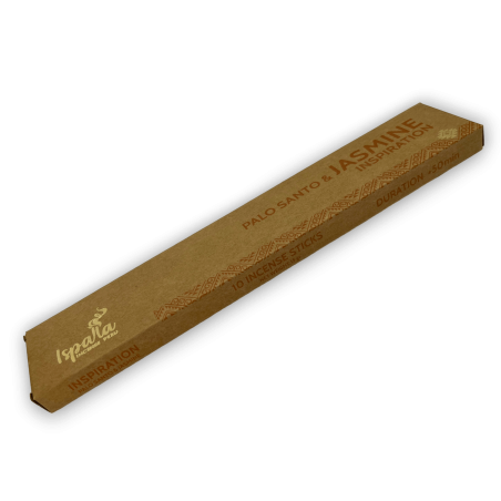 Encens Palo Santo et Jasmin ISPALLA Inspiration - Encens Naturel et Bio fabriqué au Pérou - 15gr.