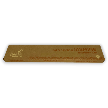 Encens Palo Santo et Jasmin ISPALLA Inspiration - Encens Naturel et Bio fabriqué au Pérou - 15gr.