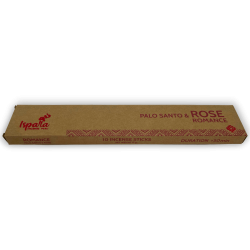 Encens Palo Santo et Rose ISPALLA Romance - Encens Naturel et Bio fabriqué au Pérou - 15gr.