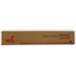 Encens Palo Santo et Rose ISPALLA Romance - Encens Naturel et Bio fabriqué au Pérou - 15gr.