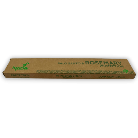 Incienso Palo Santo y Romero ISPALLA Protección - Incienso Natural y Ecológico hecho en Perú - 15gr.