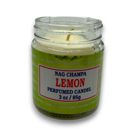 Vela Tarro Limón Nag Champa Satya Lemon - 85gr. - 24 horas duración