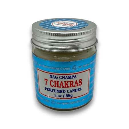 Espelma Pot 7 Chakras Nag Xampa Satya - 85gr. - 24 hores durada