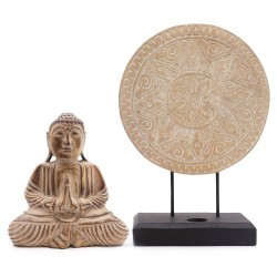 Classic Feng Shui Mandala Set - Buddha Feng Shui Set - Mandala - Natural