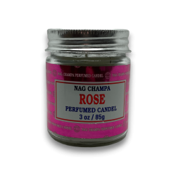 Bougie en pot rose Nag Champa Satya Rose - 85g - Durée de 24 heures