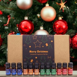 Set mit Weihnachts-Aromaölen - 12 x 5ml.