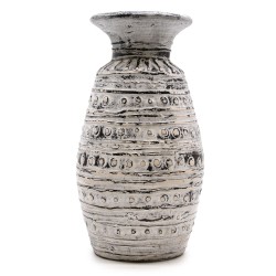 Vasă ceramică clasică cremă - 32x15cm