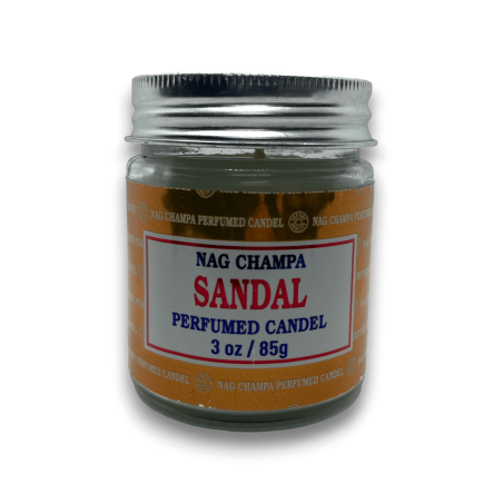 Vela Tarro Sándalo Nag Champa Satya Sandal - 85gr. - 24 horas duración