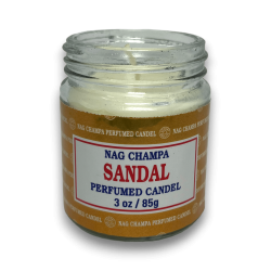 Bougie en pot de santal Nag Champa Satya Sandal - 85g - Durée de combustion de 24 heures