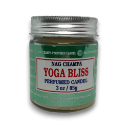 Bougie Pot Yoga Bliss Nag Champa Satya - 85g - Durée de 24 heures