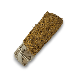 Bound DIP White Sage with Orange Blossom - Handcrafted Breaded Bundle - Energy Cleansing, Attract Peace and Harmony