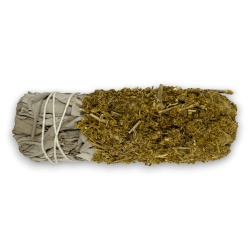 DIP White Sage Bundle with Rue - Eco-Artisanal Battered Bundle - Protection and Purification