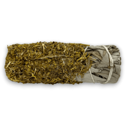 DIP White Sage Bundle with Rue - Eco-Artisanal Battered Bundle - Protection and Purification