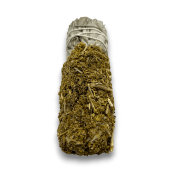 DIP White Sage Bundle with Rue - Eco-Artisanal Battered Bundle - Protection and Purification