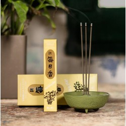 Tămâie japoneză Morning Star Vanilla Nippon Kodo (20g) 50 bețișoare + cădelniță