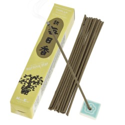 Incenso giapponese Morning Star alla vaniglia di Nippon Kodo (20g) 50 bastoncini + brucia incenso.