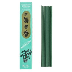 Encens japonais Morning Star Gardenia Nippon Kodo (20g) 50 bâtonnets + porte-encens